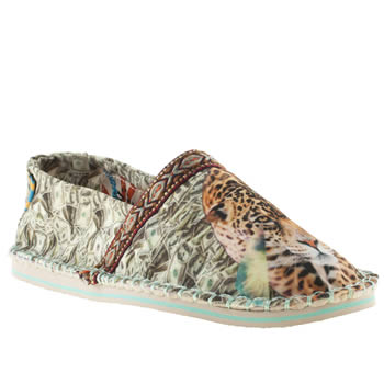womens tigerbear republik beige & brown hicky leopard flat shoes womens tigerbear republik beige & brown hicky leopard flat shoes