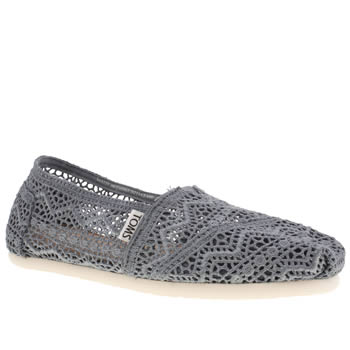 womens toms pale blue classic crochet flat shoes womens toms pale blue classic crochet flat shoes