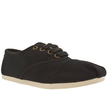 womens toms black cordones flat shoes womens toms black cordones flat shoes