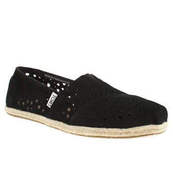 womens toms black classic seas moroccan flat shoes womens toms black classic seas moroccan flat shoes