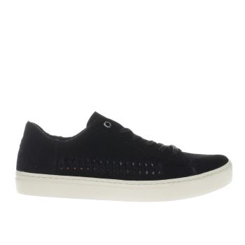 TOMS BLACK LENOX FLAT SHOES TOMS BLACK LENOX FLAT SHOES