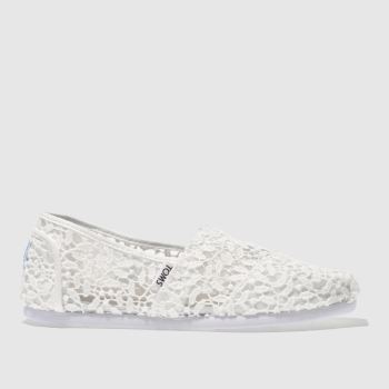 TOMS STONE CLASSIC SLIP LACE LEAVES FLAT SHOES TOMS STONE CLASSIC SLIP LACE LEAVES FLAT SHOES