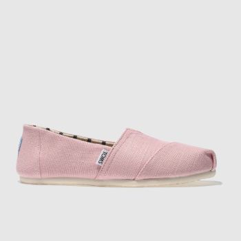 TOMS PALE PINK ALPARGATA VENICE FLAT SHOES TOMS PALE PINK ALPARGATA VENICE FLAT SHOES