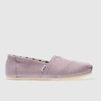 TOMS LILAC ALPARGATA VENICE FLAT SHOES TOMS LILAC ALPARGATA VENICE FLAT SHOES