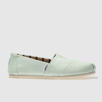 TOMS LIGHT GREEN ALPARGATA VENICE FLAT SHOES TOMS LIGHT GREEN ALPARGATA VENICE FLAT SHOES