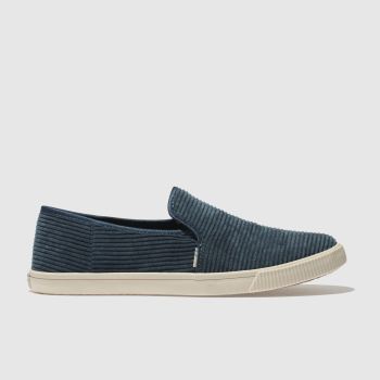 TOMS NAVY CLEMENTE FLAT SHOES TOMS NAVY CLEMENTE FLAT SHOES