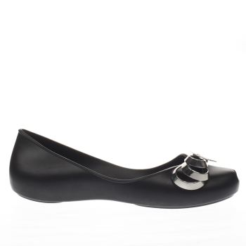 ZAXY BLACK & SILVER LUXURY RIBBON FLAT SHOES ZAXY BLACK & SILVER LUXURY RIBBON FLAT SHOES
