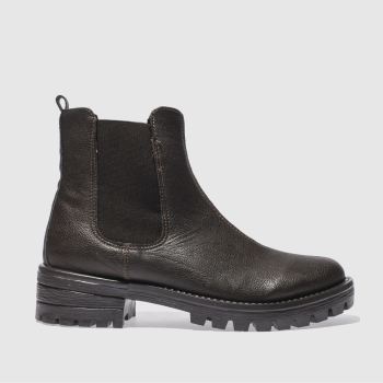 SCHUH DARK BROWN EYES OPEN BOOTS SCHUH DARK BROWN EYES OPEN BOOTS