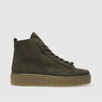 SCHUH KHAKI RUNAROUND BOOTS SCHUH KHAKI RUNAROUND BOOTS