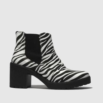 SCHUH BLACK & WHITE DAZZLE BOOTS SCHUH BLACK & WHITE DAZZLE BOOTS