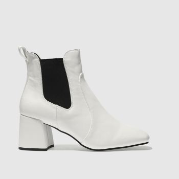 SCHUH WHITE & BLACK FRESH BOOTS SCHUH WHITE & BLACK FRESH BOOTS