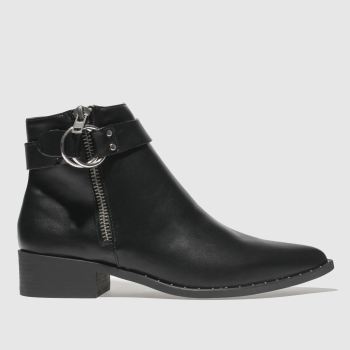 SCHUH BLACK TEXAS BOOTS SCHUH BLACK TEXAS BOOTS
