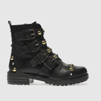 SCHUH BLACK STATEMENT BOOTS SCHUH BLACK STATEMENT BOOTS