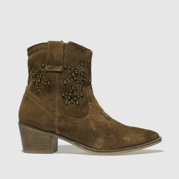 SCHUH TAN HOWDY BOOTS SCHUH TAN HOWDY BOOTS