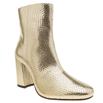 SCHUH GOLD ALADDIN BOOTS SCHUH GOLD ALADDIN BOOTS