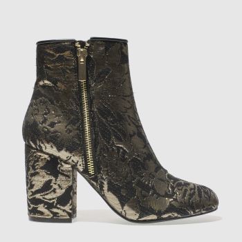 SCHUH BLACK & GOLD PREMIER BOOTS SCHUH BLACK & GOLD PREMIER BOOTS
