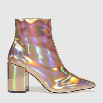 SCHUH GOLD ON POINT BOOTS SCHUH GOLD ON POINT BOOTS