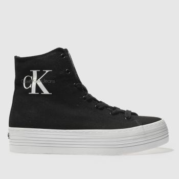 CALVIN KLEIN BLACK & WHITE JEANS ZABRINA CANVAS TRAINERS CALVIN KLEIN BLACK & WHITE JEANS ZABRINA CANVAS TRAINERS