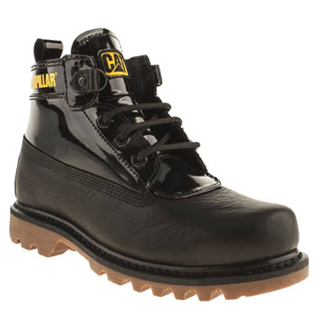 womens caterpillar black alexa patent boots womens caterpillar black alexa patent boots