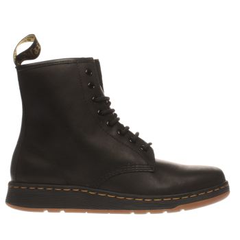DR MARTENS BLACK NEWTON 8 EYE BOOTS DR MARTENS BLACK NEWTON 8 EYE BOOTS