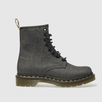 DR MARTENS DARK GREY VEGAN CASTEL 8 EYE BOOTS DR MARTENS DARK GREY VEGAN CASTEL 8 EYE BOOTS