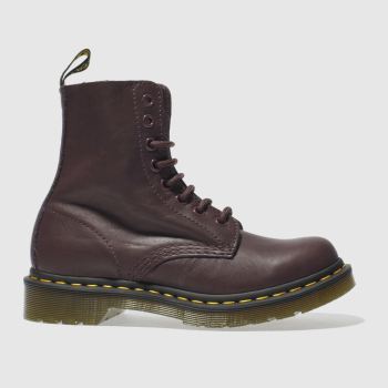 DR MARTENS PURPLE PASCAL 8 EYE BOOTS DR MARTENS PURPLE PASCAL 8 EYE BOOTS
