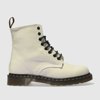 DR MARTENS WHITE PASCAL 8 EYE BOOT GLITTER BOOTS DR MARTENS WHITE PASCAL 8 EYE BOOT GLITTER BOOTS