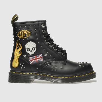 DR MARTENS BLACK 1460 ROCKABILLY BOOTS DR MARTENS BLACK 1460 ROCKABILLY BOOTS