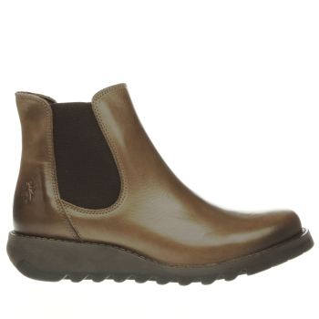 FLY LONDON TAN SALV BOOTS FLY LONDON TAN SALV BOOTS