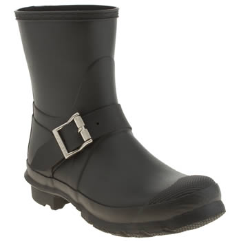 womens hunter black original biker boots womens hunter black original biker boots