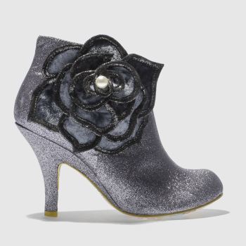 IRREGULAR CHOICE PEWTER PEARL NECTURE BOOTS IRREGULAR CHOICE PEWTER PEARL NECTURE BOOTS