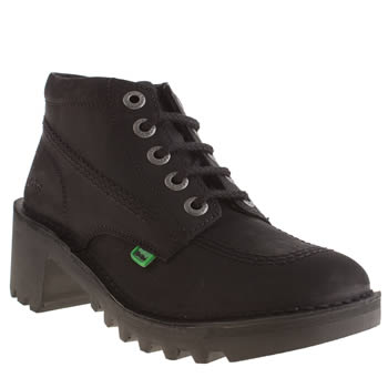womens kickers black kopey hi boots womens kickers black kopey hi boots