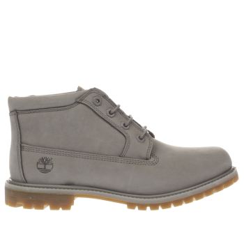 TIMBERLAND LIGHT GREY NELLIE CHUKKA DOUBLE BOOTS TIMBERLAND LIGHT GREY NELLIE CHUKKA DOUBLE BOOTS