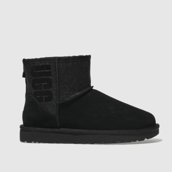 UGG BLACK CLASSIC MINI SPARKLE BOOTS UGG BLACK CLASSIC MINI SPARKLE BOOTS