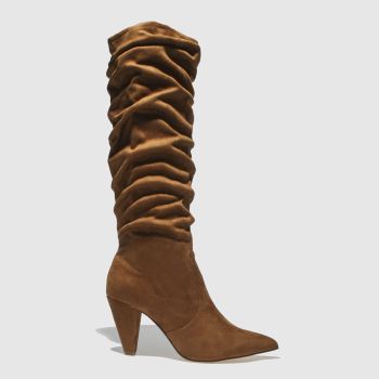 SCHUH TAN SISTER BOOTS SCHUH TAN SISTER BOOTS