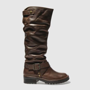 SCHUH BROWN HOPPER BOOTS SCHUH BROWN HOPPER BOOTS