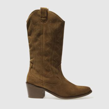 SCHUH TAN RANCHERO BOOTS SCHUH TAN RANCHERO BOOTS