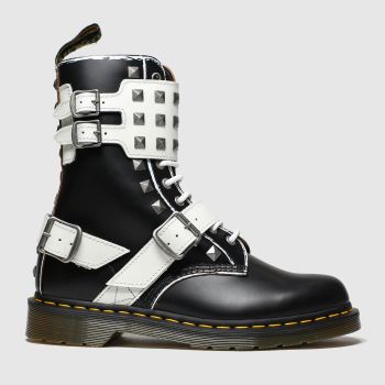 dr martens black & white 1490 joska stud boots dr martens black & white 1490 joska stud boots