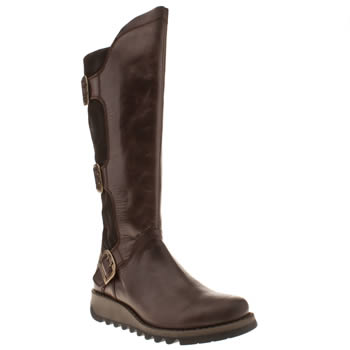 womens fly london dark brown sminx mynd calf boot boots womens fly london dark brown sminx mynd calf boot boots