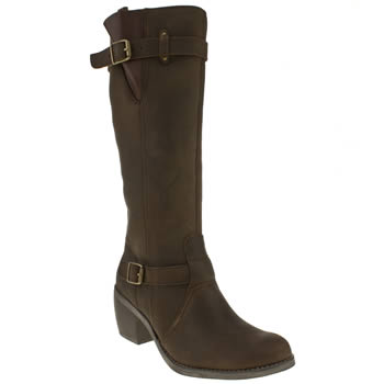 womens hush puppies dark brown rustique tall boots womens hush puppies dark brown rustique tall boots