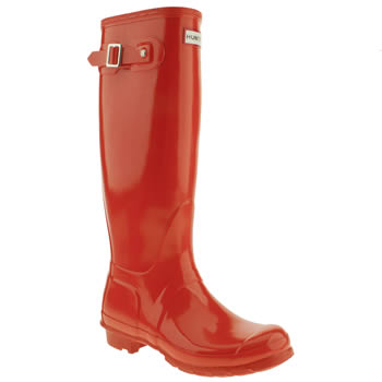 womens hunter orange original tall gloss iii boots womens hunter orange original tall gloss iii boots