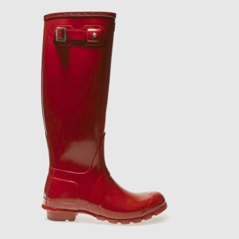 HUNTER RED ORIGINAL TALL GLOSS BOOTS HUNTER RED ORIGINAL TALL GLOSS BOOTS