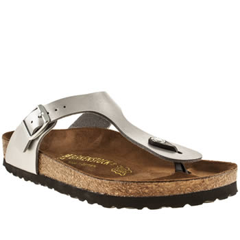 womens birkenstock silver gizeh sandals womens birkenstock silver gizeh sandals