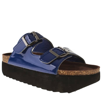 womens schuh blue bad reputation sandals womens schuh blue bad reputation sandals