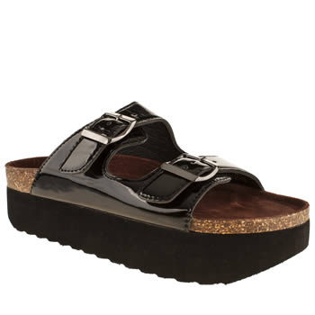 womens schuh black bad reputation sandals womens schuh black bad reputation sandals