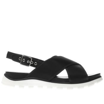 SCHUH BLACK SUNSCREEN SANDALS SCHUH BLACK SUNSCREEN SANDALS