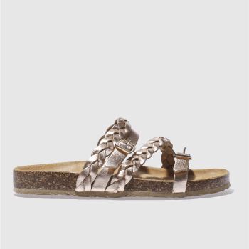 SCHUH ROSE GOLD ZODIAC SANDALS SCHUH ROSE GOLD ZODIAC SANDALS