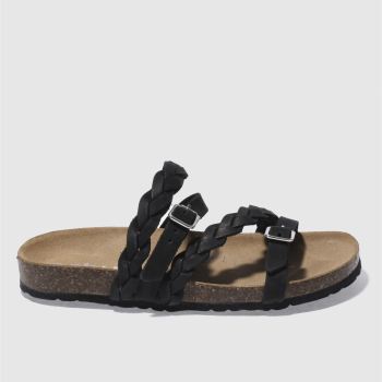 SCHUH BLACK ZODIAC SANDALS SCHUH BLACK ZODIAC SANDALS