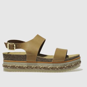 SCHUH TAN MIAMI SANDALS SCHUH TAN MIAMI SANDALS