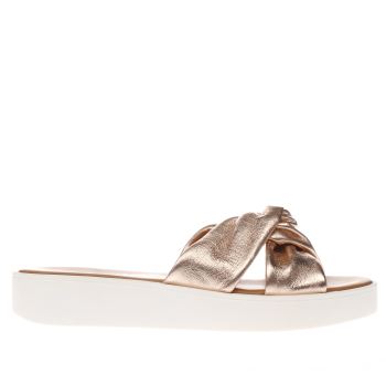 SCHUH ROSE GOLD TOKYO SANDALS SCHUH ROSE GOLD TOKYO SANDALS